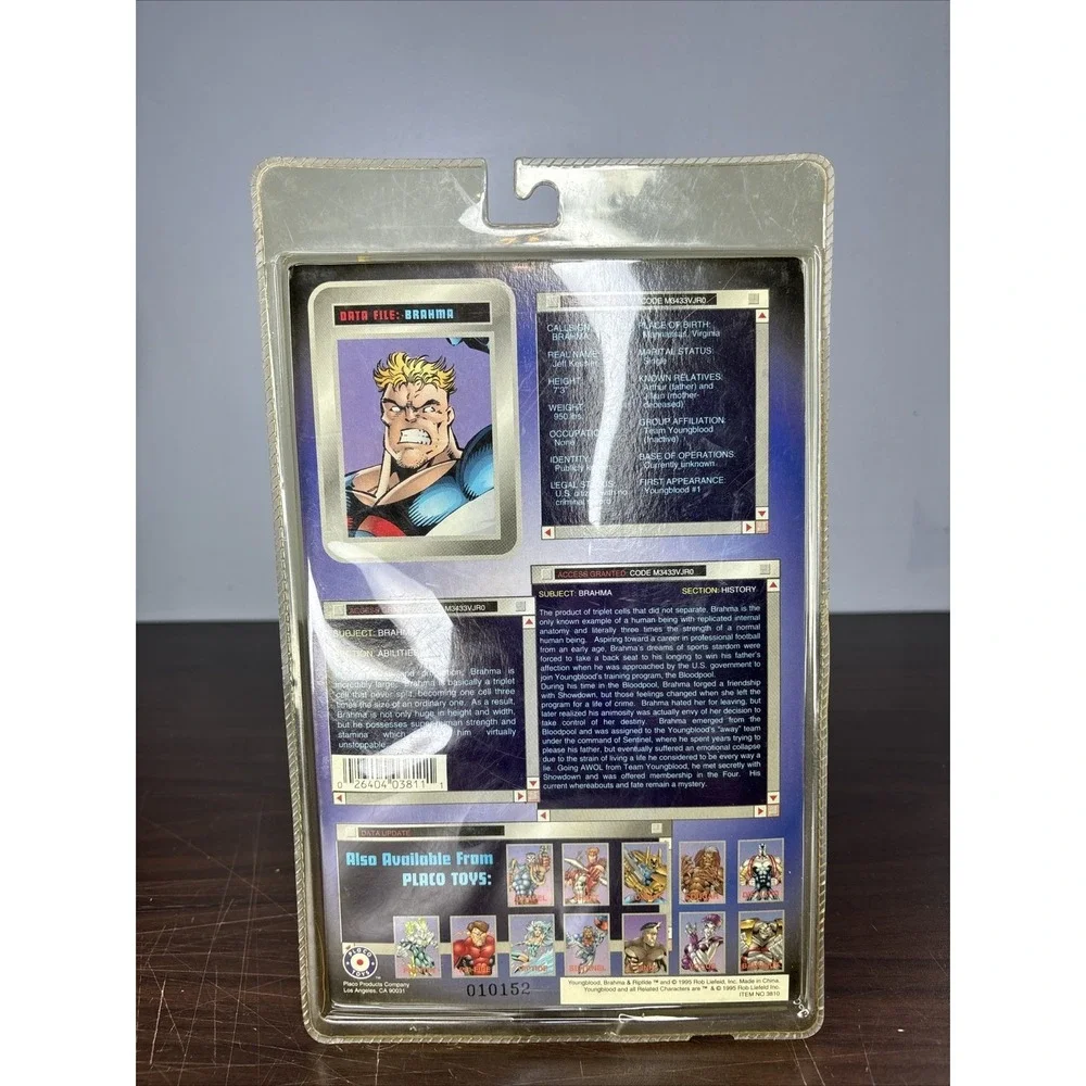 Youngblood Brahma & Riptide Mini Figures - New In Package‎ - 1995 Placo Toys
